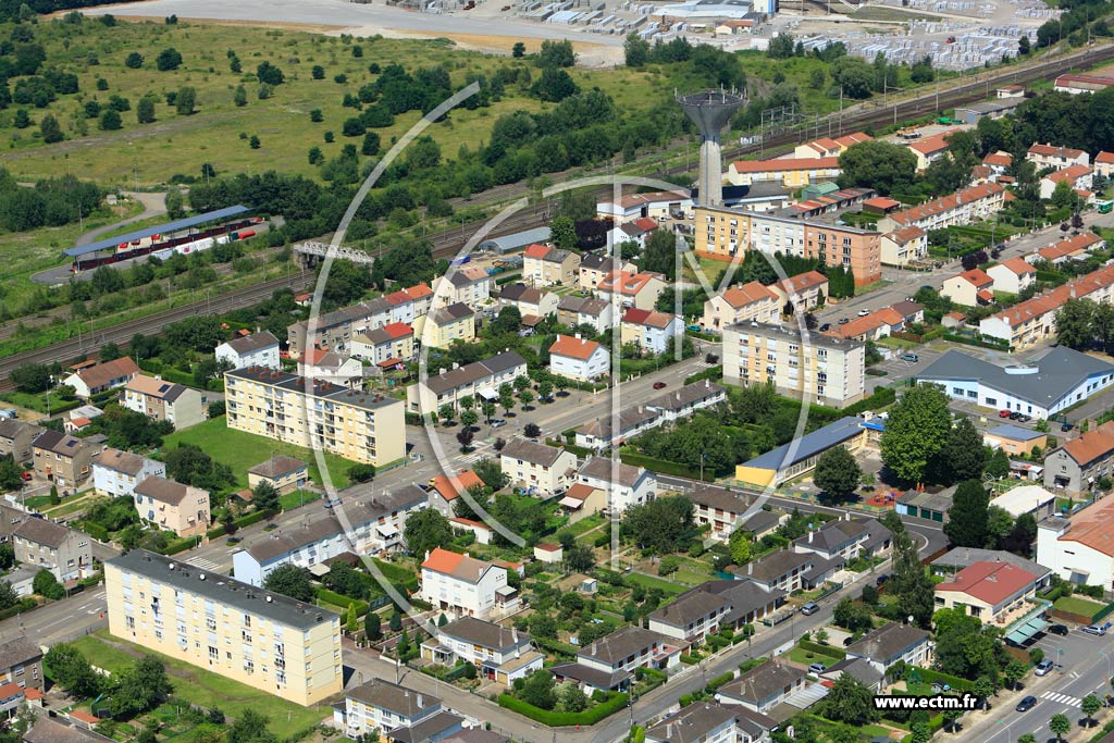 Photo arienne de Maizires-ls-Metz