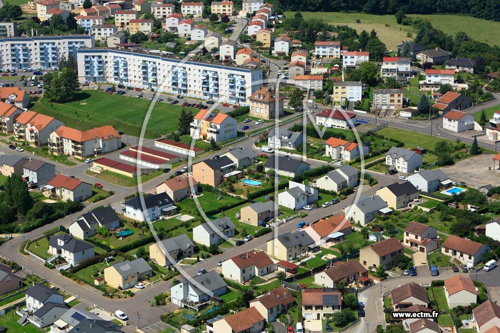 Photo arienne de Marange-Silvange (La Marjotte)