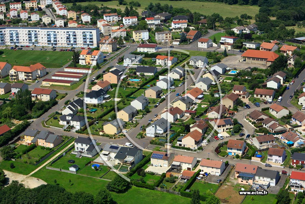 Photo arienne de Marange-Silvange (La Marjotte)