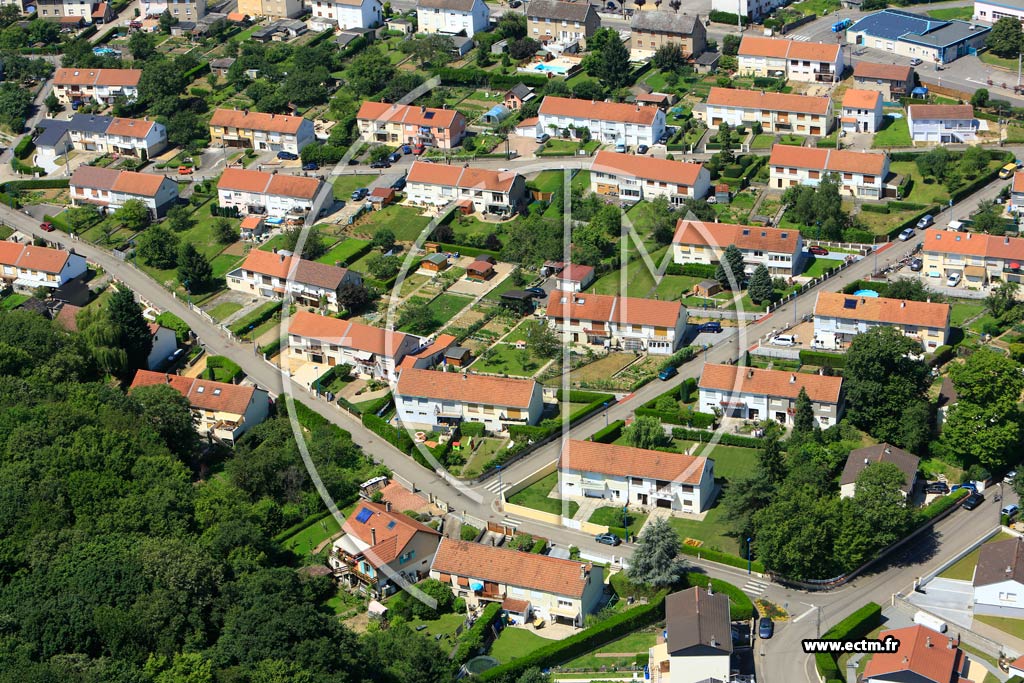 Photo arienne de Marange-Silvange (La Marjotte)