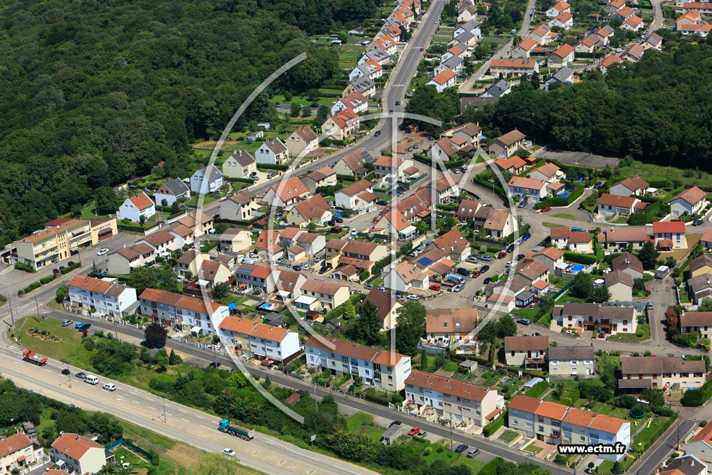 Photo arienne de Marange-Silvange (Vieux Moulin)