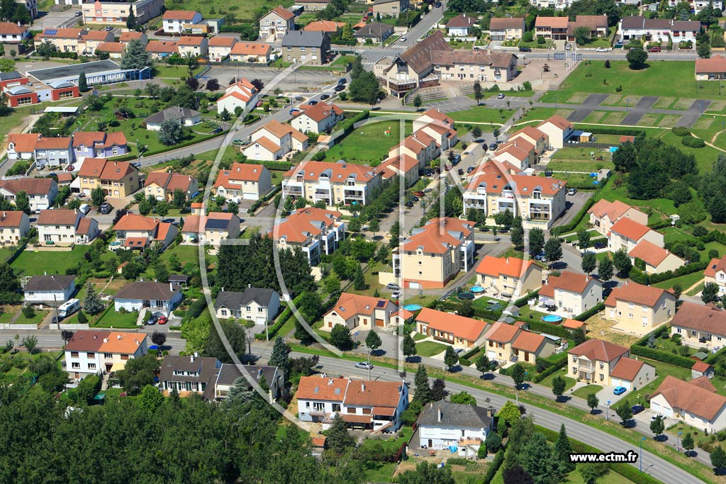 Photo arienne de Marange-Silvange (Vieux Moulin)