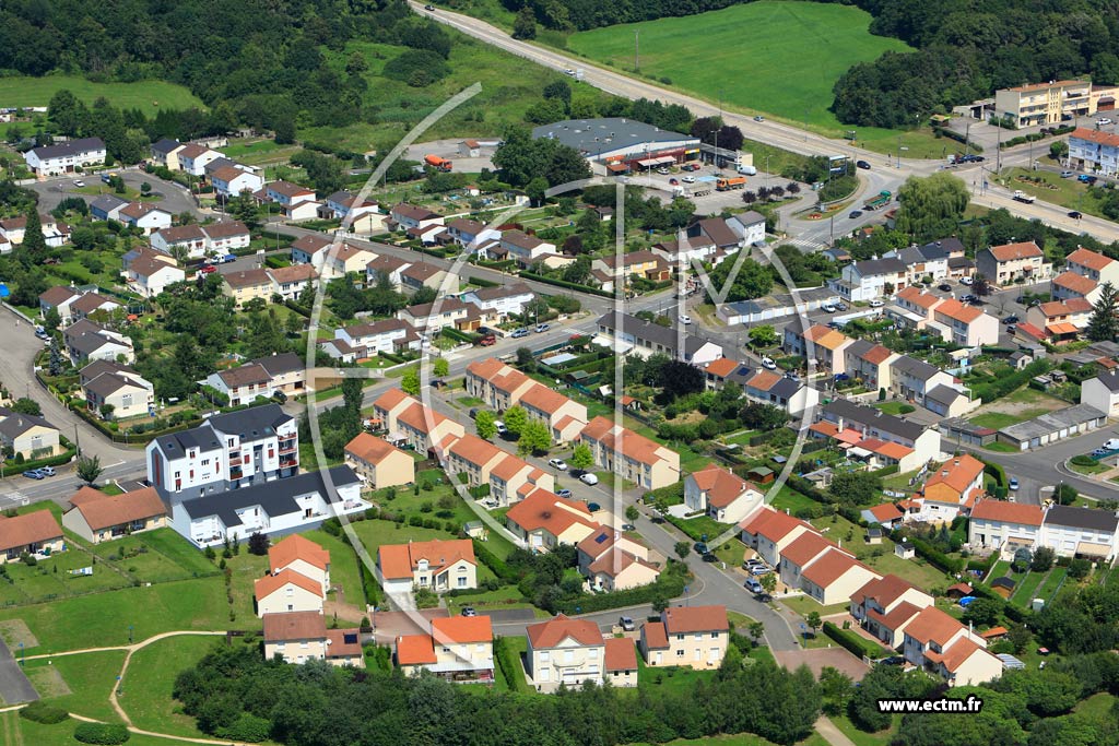 Photo arienne de Marange-Silvange (Vieux Moulin)