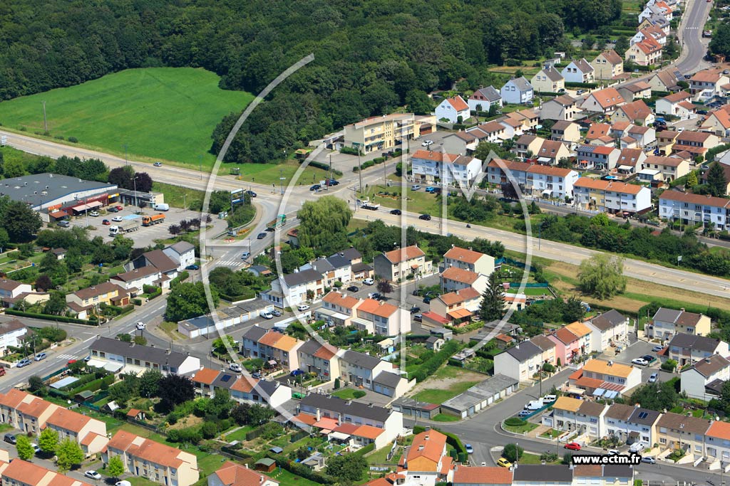 Photo arienne de Marange-Silvange (Vieux Moulin)