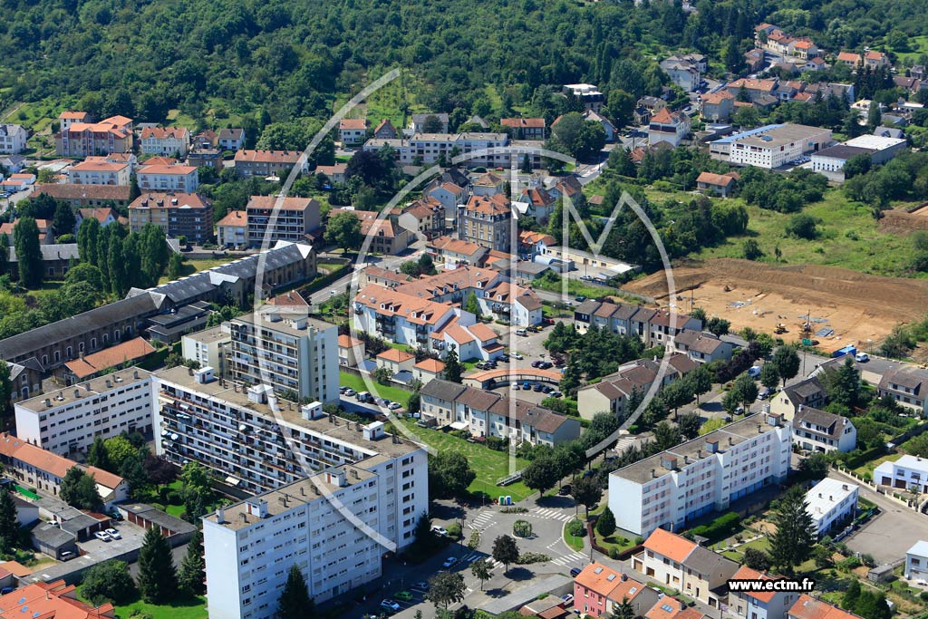 Photo arienne de Metz (Devant-les-Ponts)