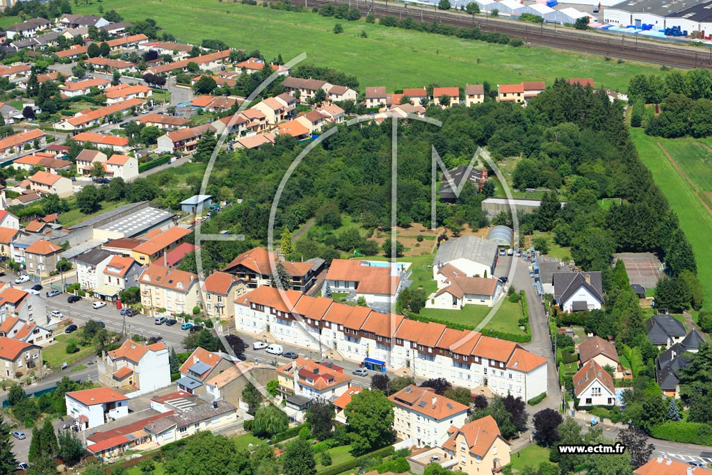 Photo arienne de Metz (Devant-les-Ponts)