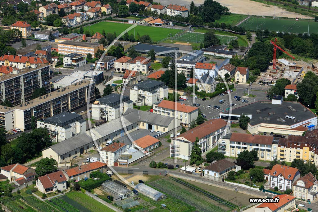 Photo arienne de Metz (Devant-les-Ponts)