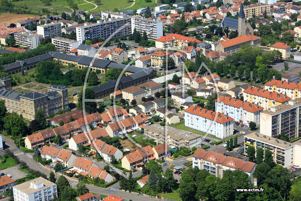 Photo arienne de Metz (Devant-les-Ponts)