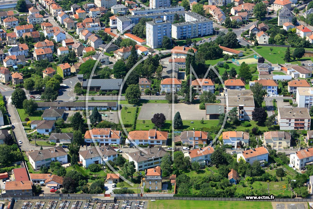 Photo arienne de Metz (Devant-les-Ponts)