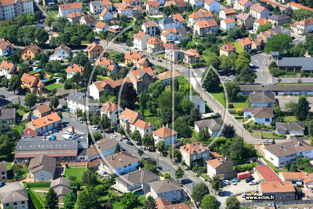 Photo arienne de Metz (Devant-les-Ponts)