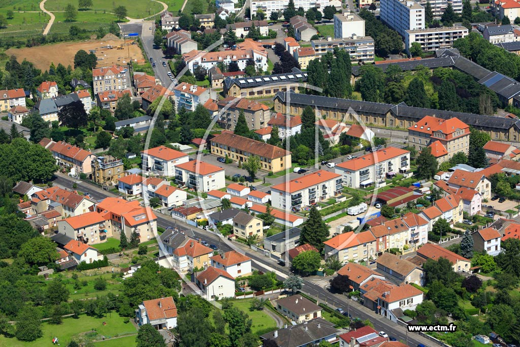 Photo arienne de Metz (Devant-les-Ponts)