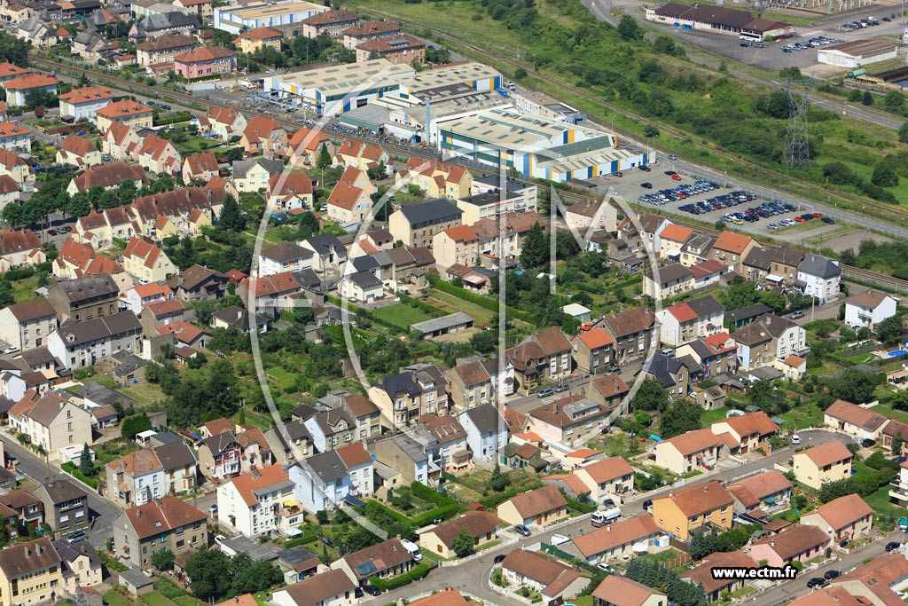 Photo arienne de Mondelange