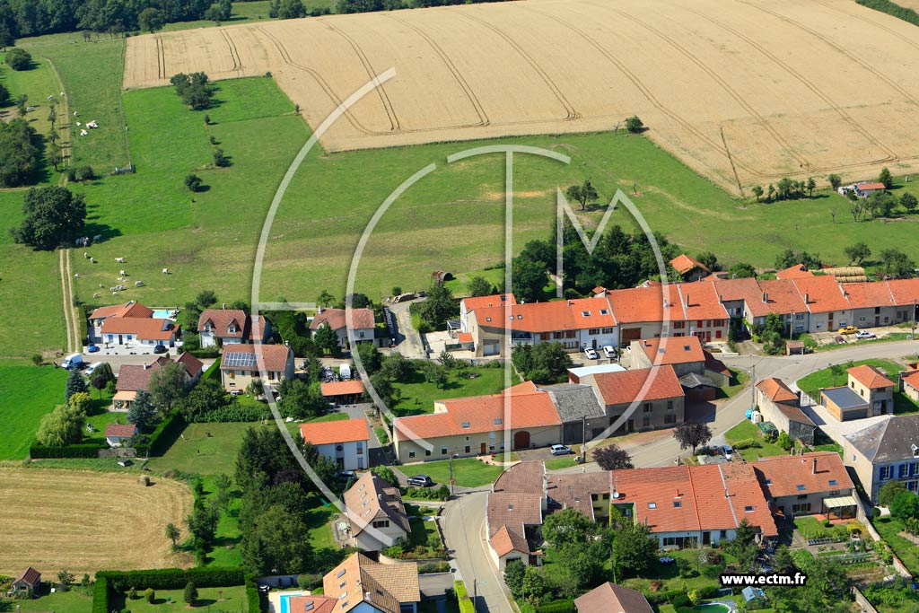 Photo arienne de Sainte-Barbe (Gras)