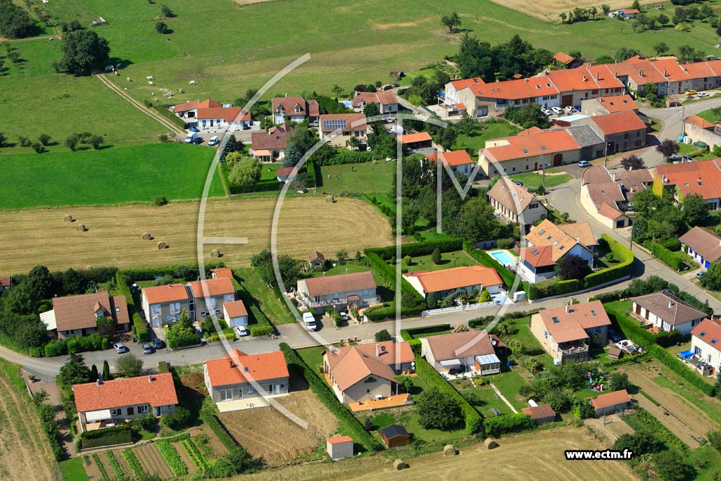 Photo arienne de Sainte-Barbe (Gras)