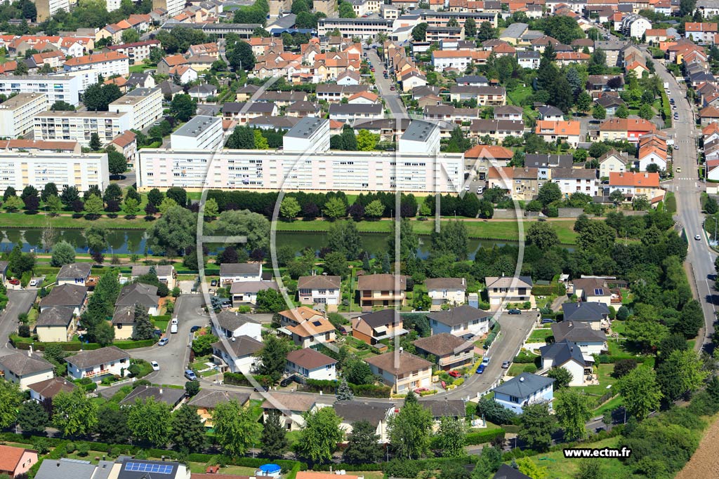 Photo arienne de Talange (La Fontaine)