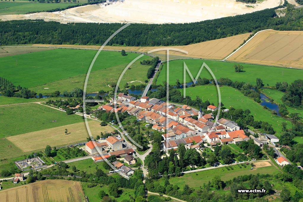 Photo arienne de Ugny-sur-Meuse