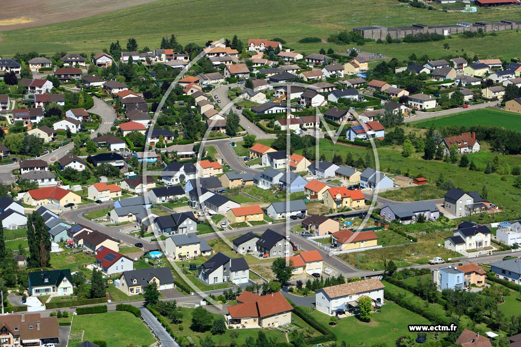 Photo arienne de Boulay-Moselle (Colline Saint Etienne)