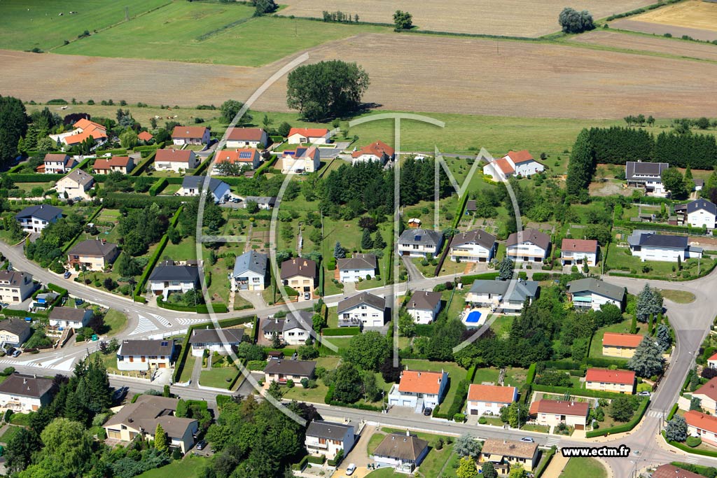 Photo arienne de Boulay-Moselle (Colline Saint Etienne)