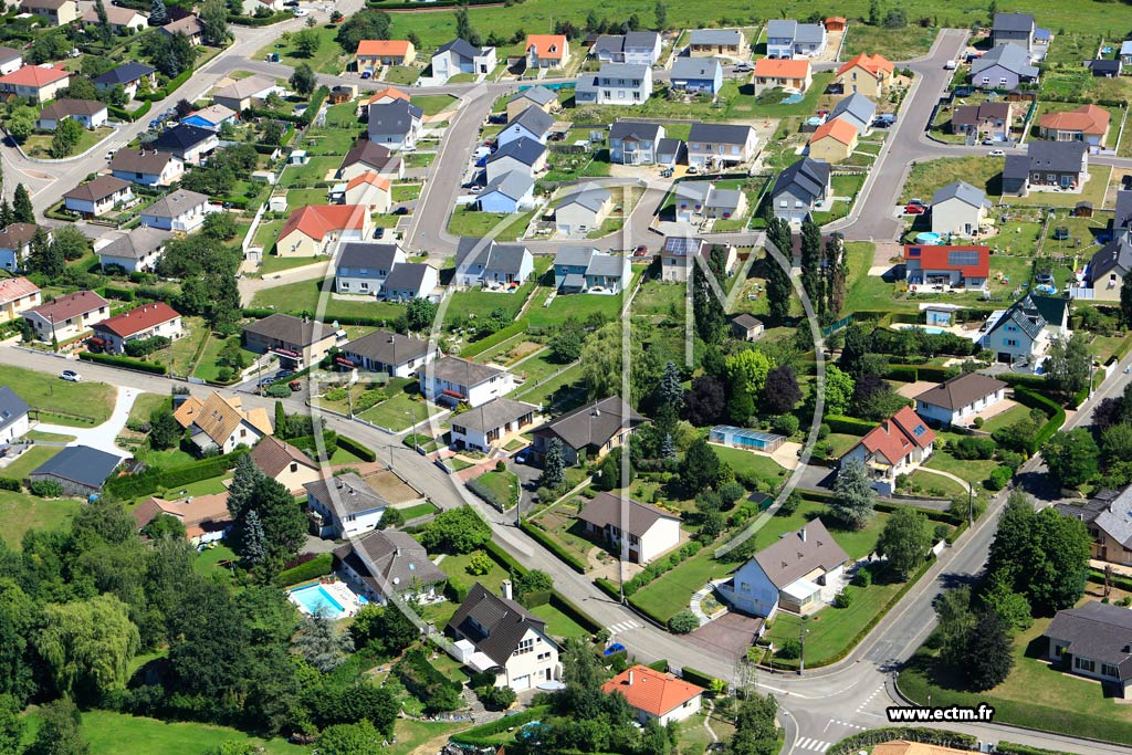 Photo arienne de Boulay-Moselle (Colline Saint Etienne)