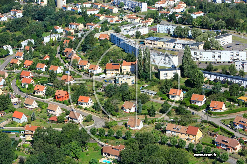 Photo arienne de Hombourg-Haut (Cit des Chnes)