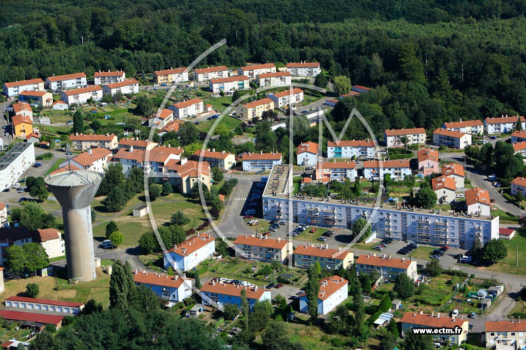 Photo arienne de Hombourg-Haut (Cit des Chnes)