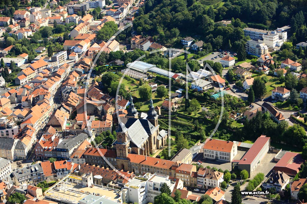 Photo arienne de Saint-Avold (Centre Ville)