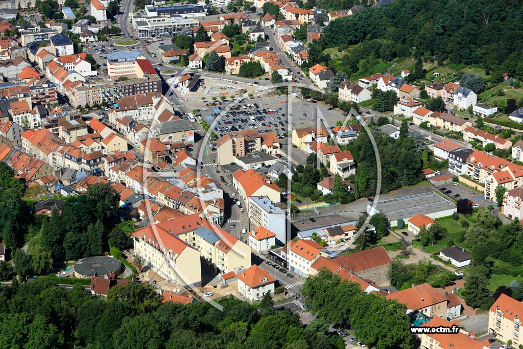 Photo arienne de Saint-Avold (Centre Ville)