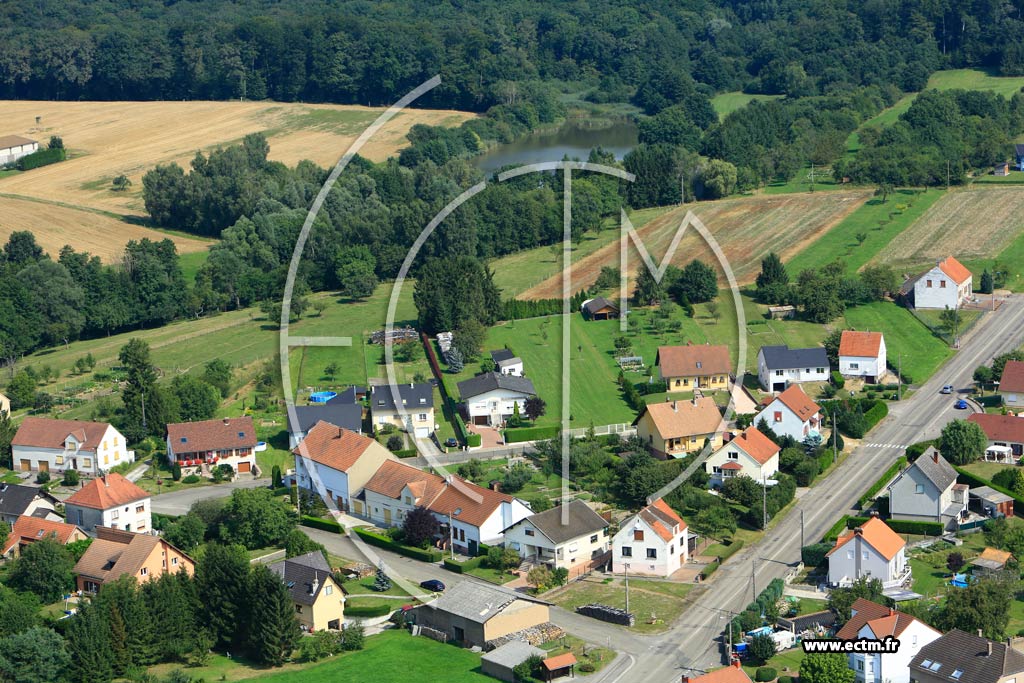 Photo arienne de Herbitzheim (Saint-Michel)