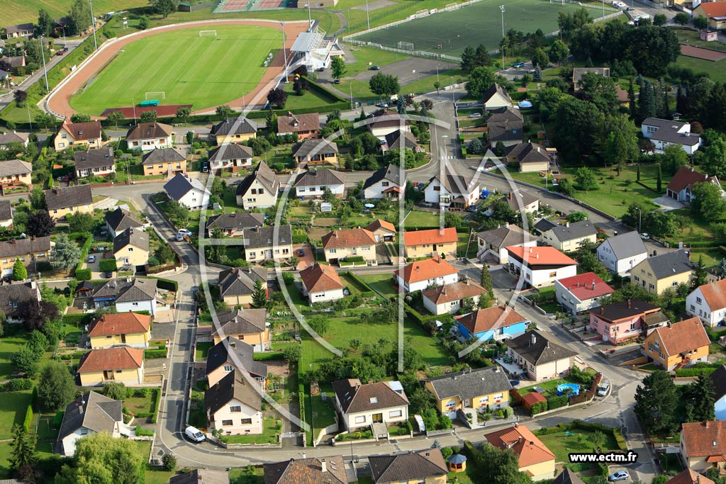 Photo arienne de Sarre-Union (Bouquenom)