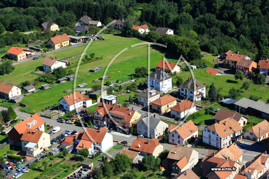 Photo arienne de Dabo (Schaeferhof)