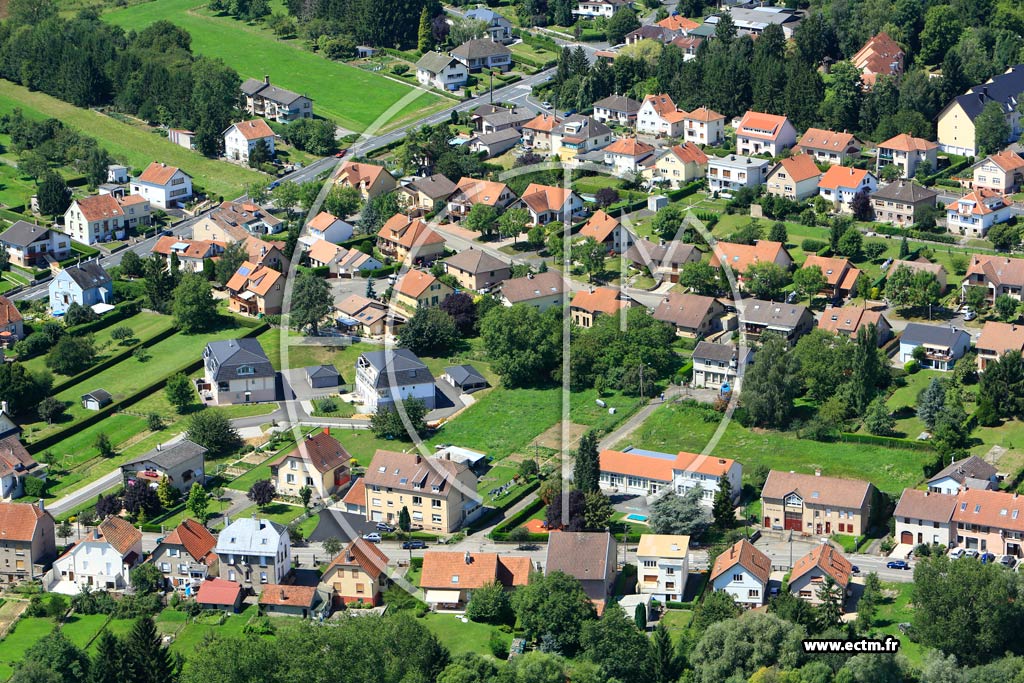 Photo arienne de Sarrebourg (Hoff)