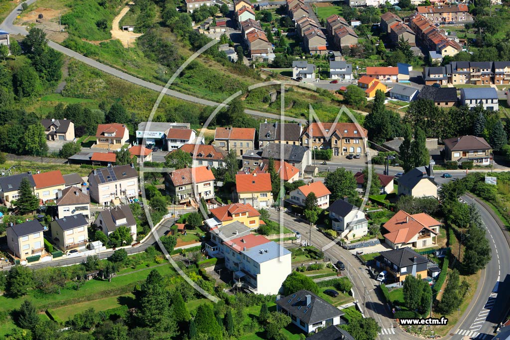 Photo arienne de Audun-le-Tiche