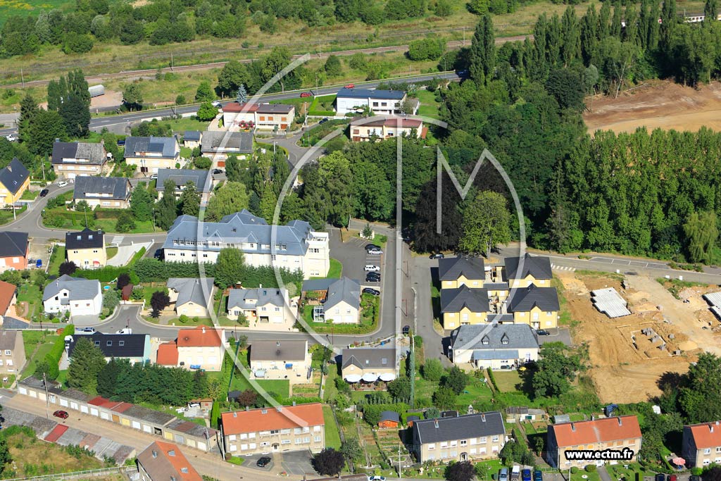 Photo arienne de Audun-le-Tiche (Cit Sainte-Barbe)