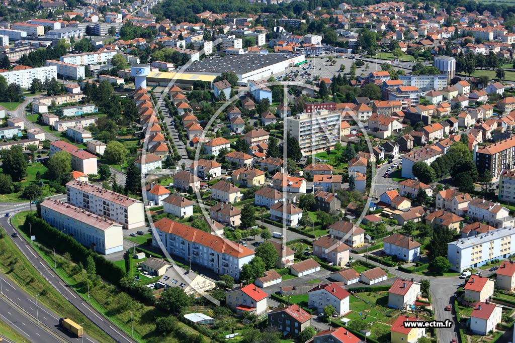 Photo arienne de Longwy (Longwy Haut)