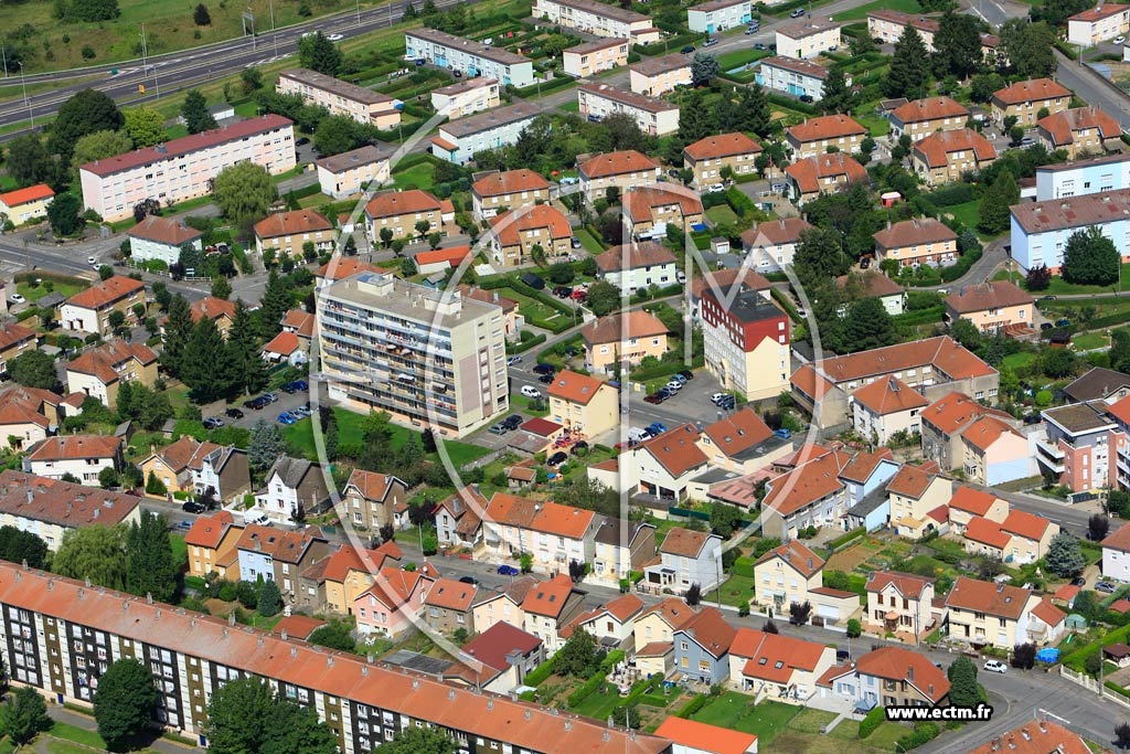 Photo arienne de Longwy (Longwy Haut)