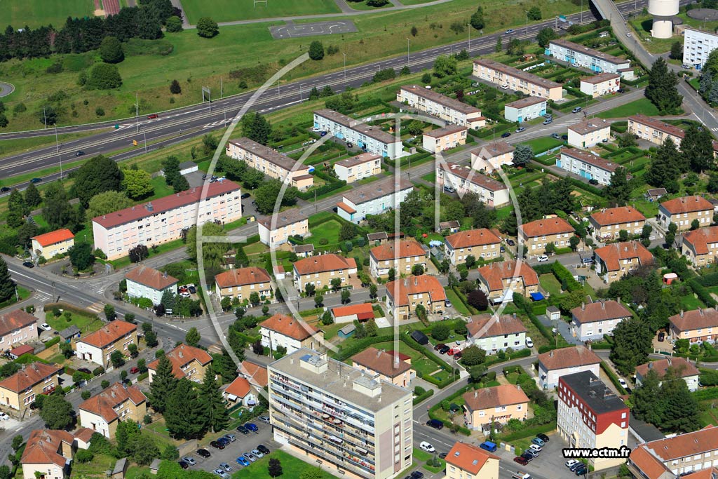 Photo arienne de Longwy (Longwy Haut)