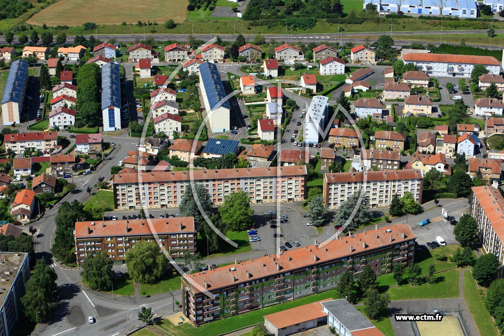 Photo arienne de Longwy (Longwy Haut)