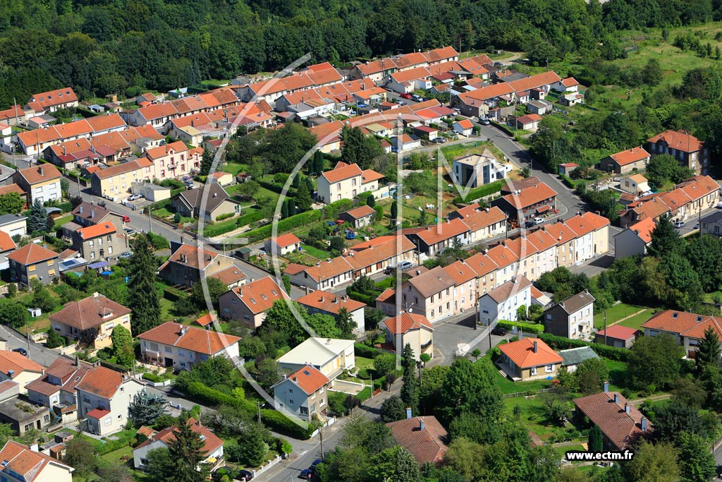 Photo arienne de Longwy (Tivoli)