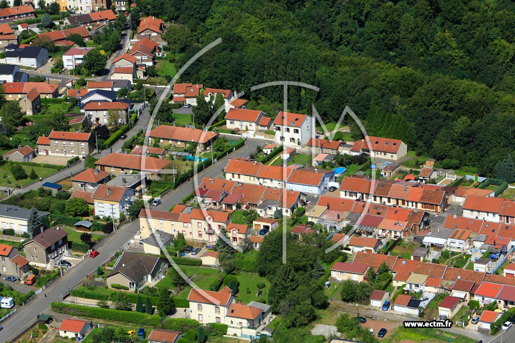 Photo arienne de Longwy (Tivoli)