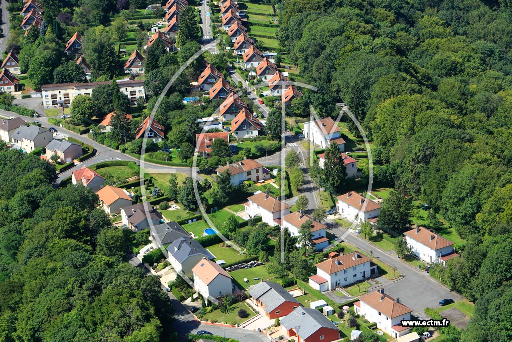 Photo arienne de Mont-Saint-Martin (Le Plateau)