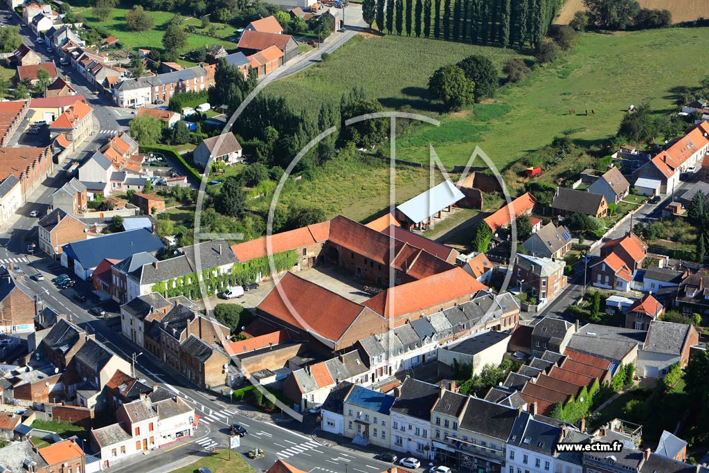 Photo arienne de Bohain-en-Vermandois