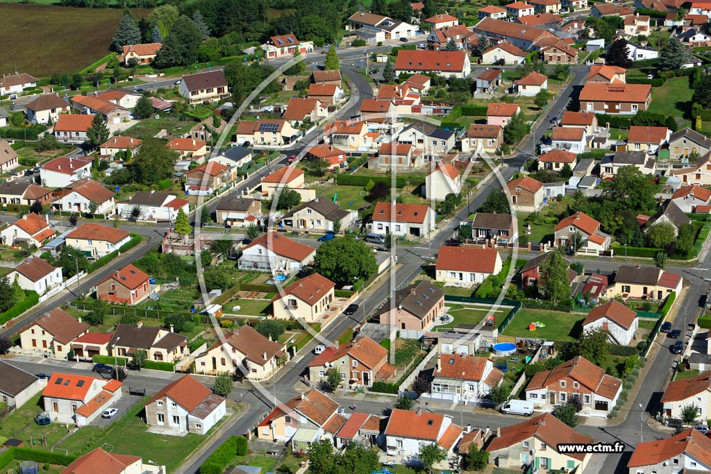 Photo arienne de Montescourt-Lizerolles