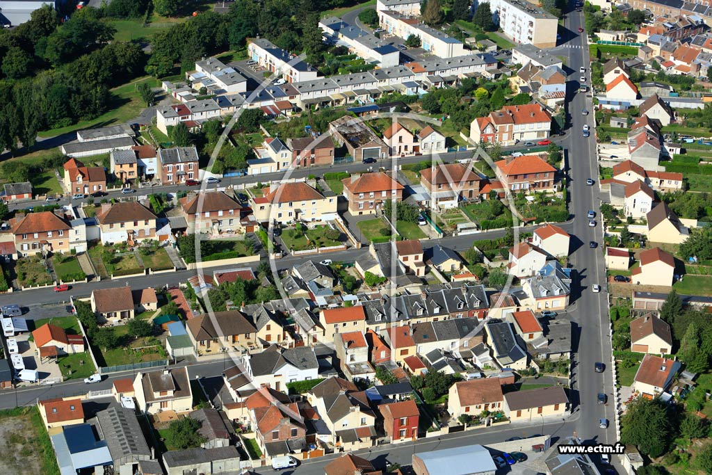 Photo arienne de Saint-Quentin (Faubourg Saint-Martin)