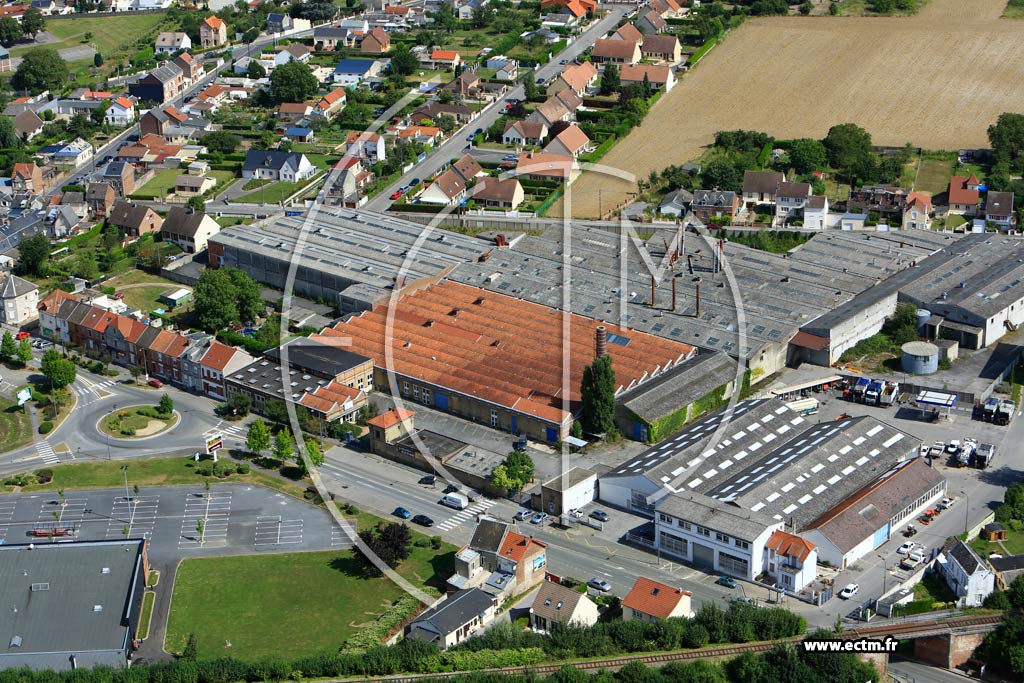 Photo arienne de Saint-Quentin (La Patte d'Oie)