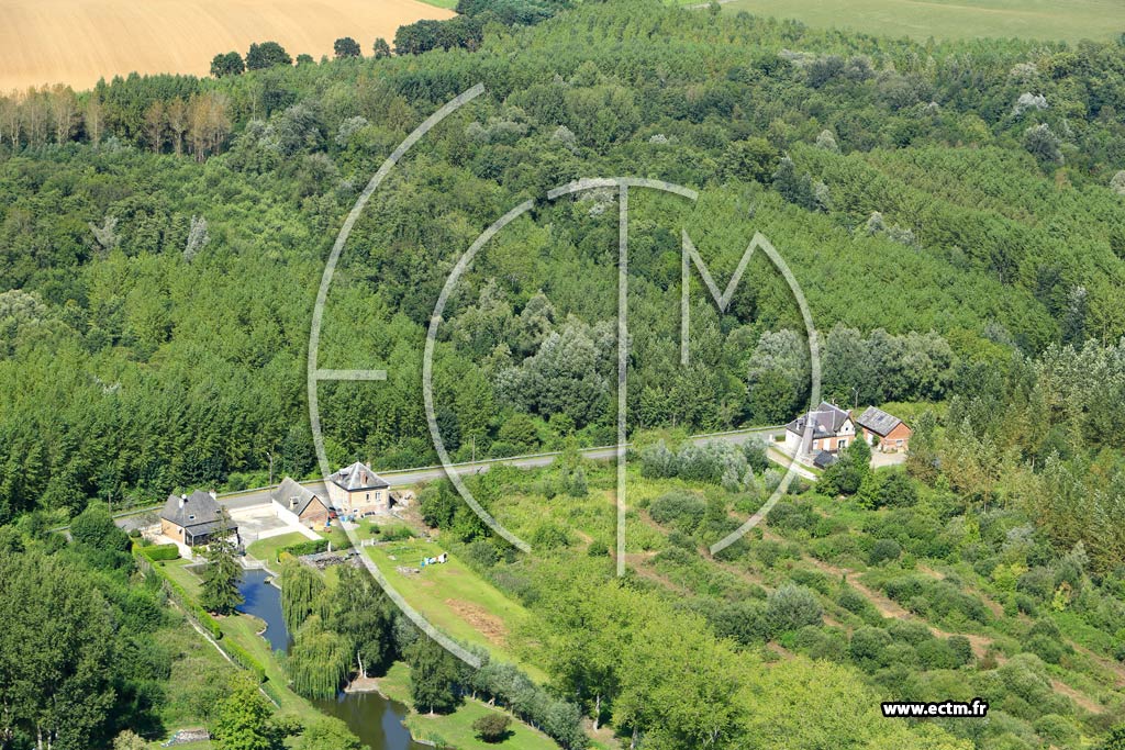 Photo arienne de Tugny-et-Pont