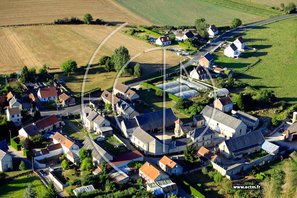 Photo arienne de Autrches (Chevillecourt)