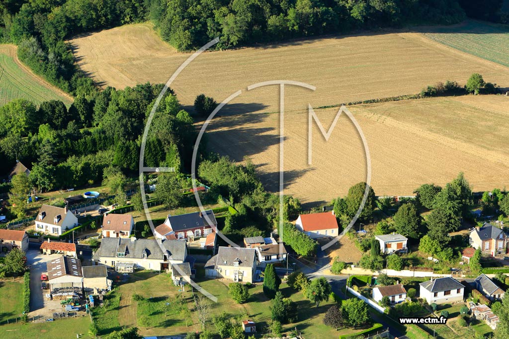 Photo arienne de Autrches (Chevillecourt)