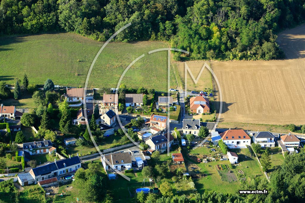 Photo arienne de Autrches (Hautebraye)