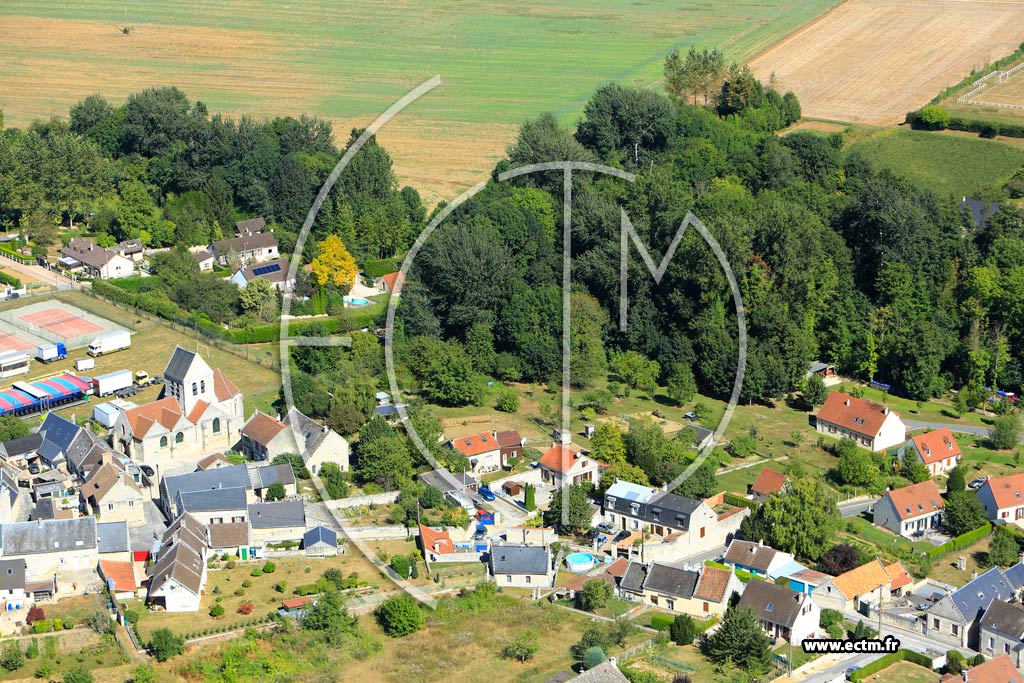 Photo arienne de Billy-sur-Aisne