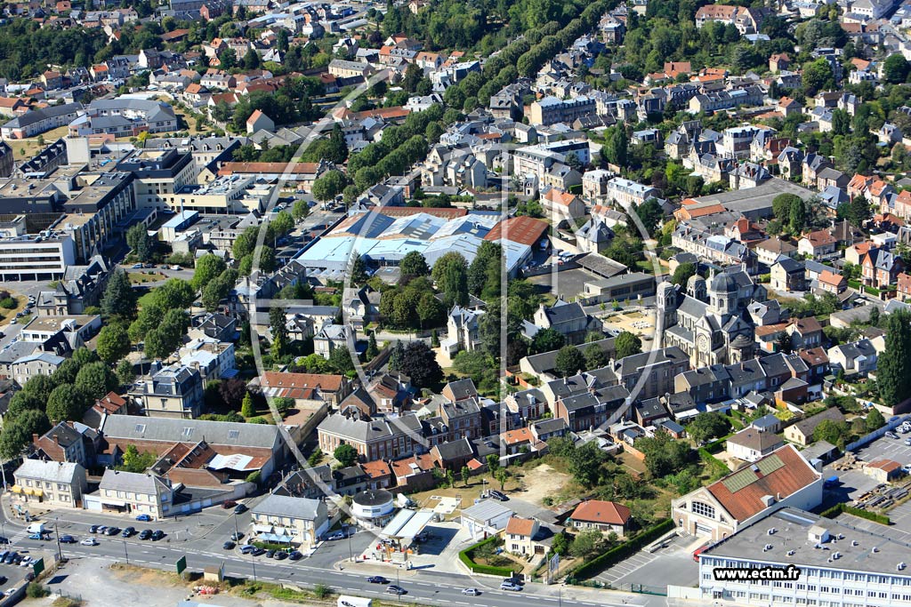 Photo arienne de Soissons (Faubourg de Reims)